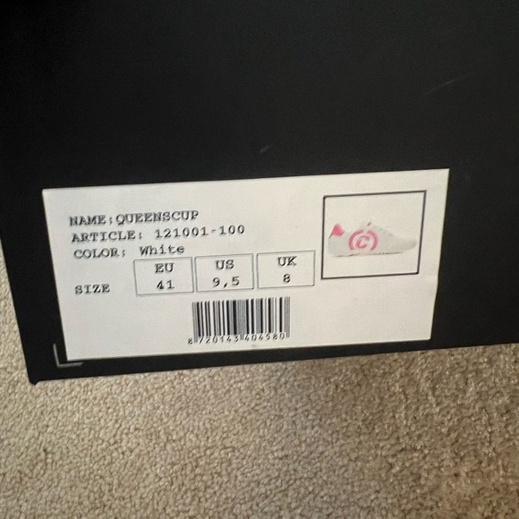 Duca Del Cosma Queenscup White/pink Golf Shoe, 41 NWT - Picture 7 of 8